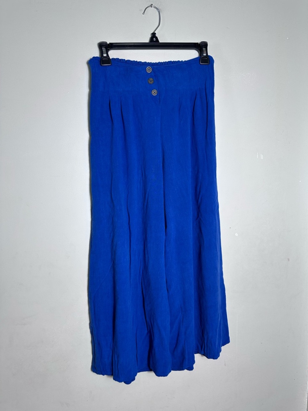 Boho wide leg culotte pants with elastic Waist